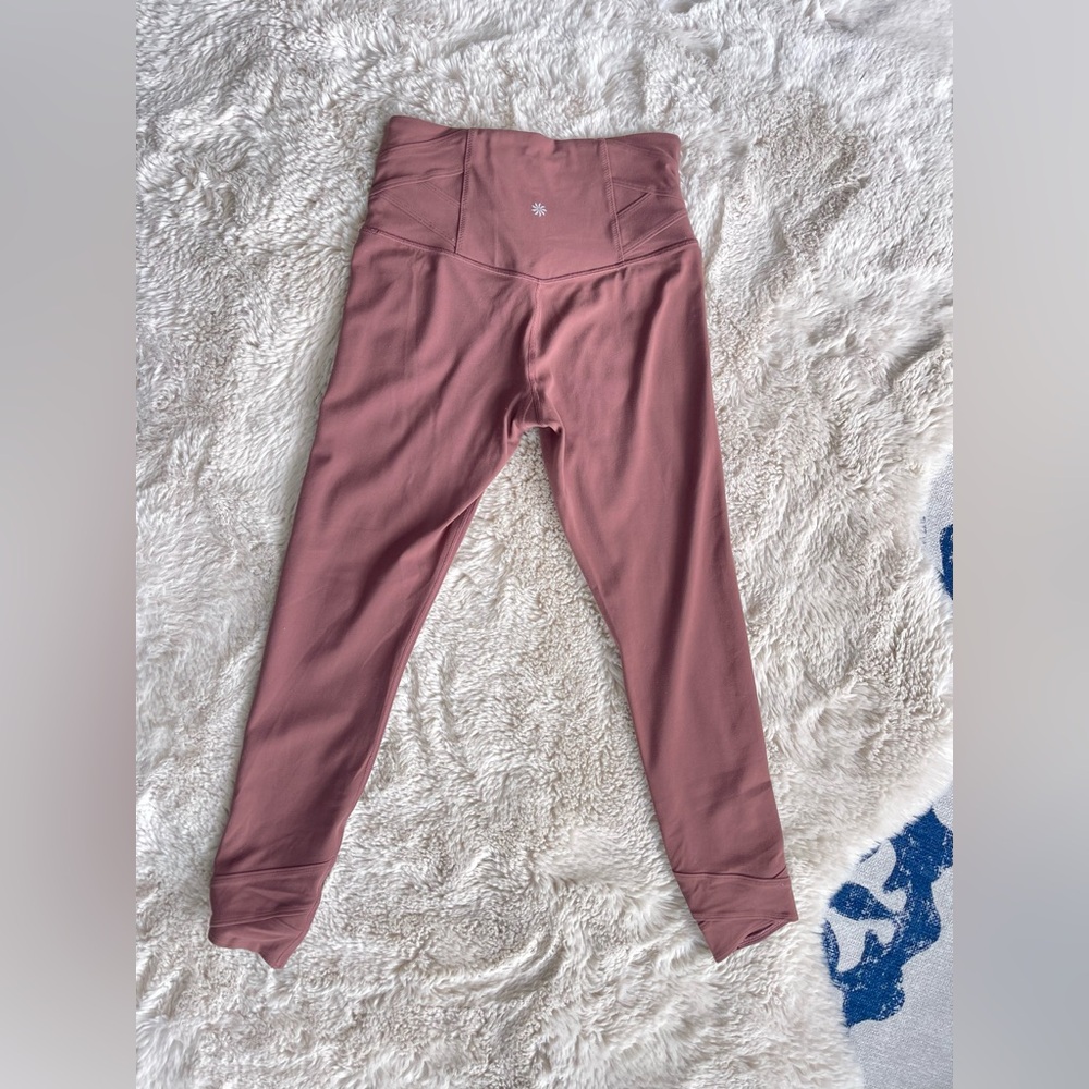 Athleta High-Waisted Mauve Leggings - Picture 10 of 11